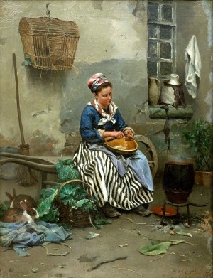 Preparing the meal